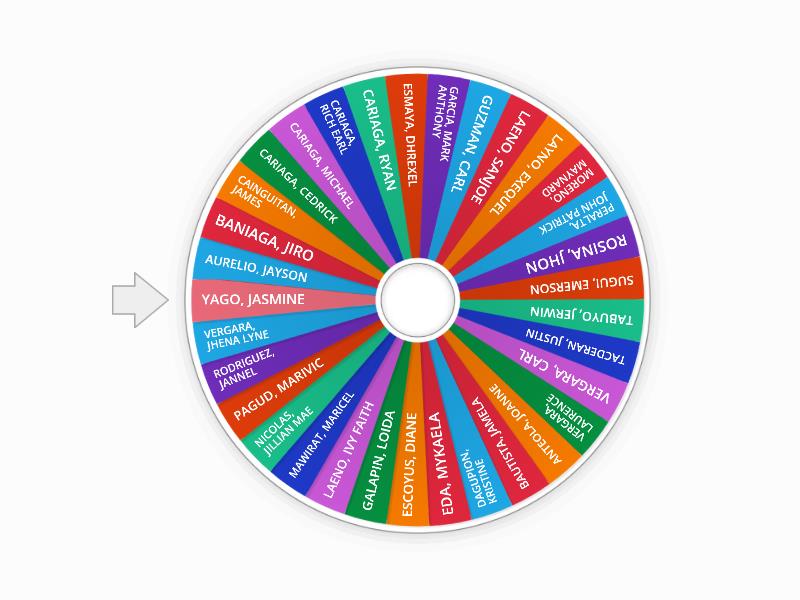 10-jasmine - Spin The Wheel