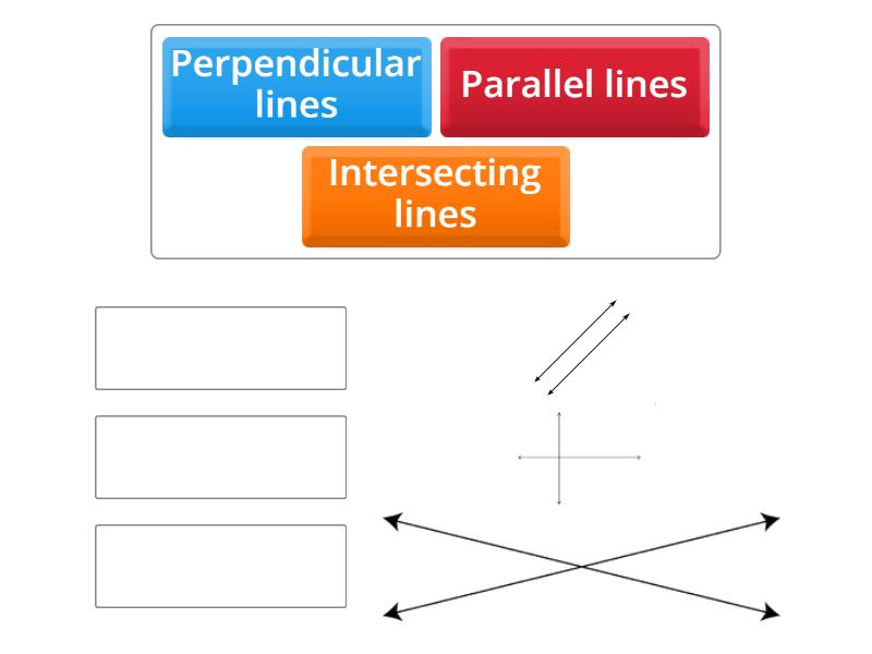 Parallel, Perpendicular, and Intersecting Lines - Match up