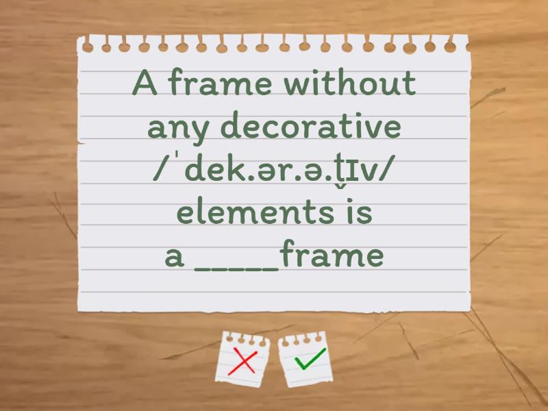 describing objects - Flash cards