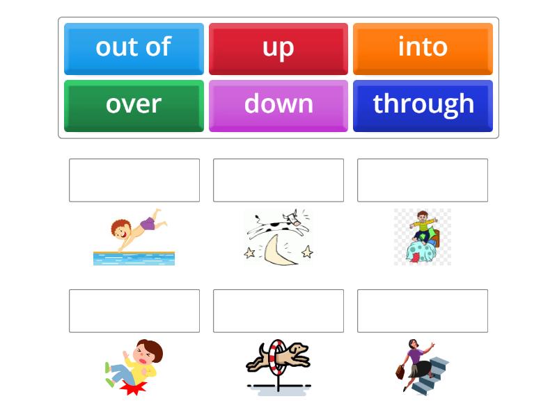 Prepositions Of Movement Match Up