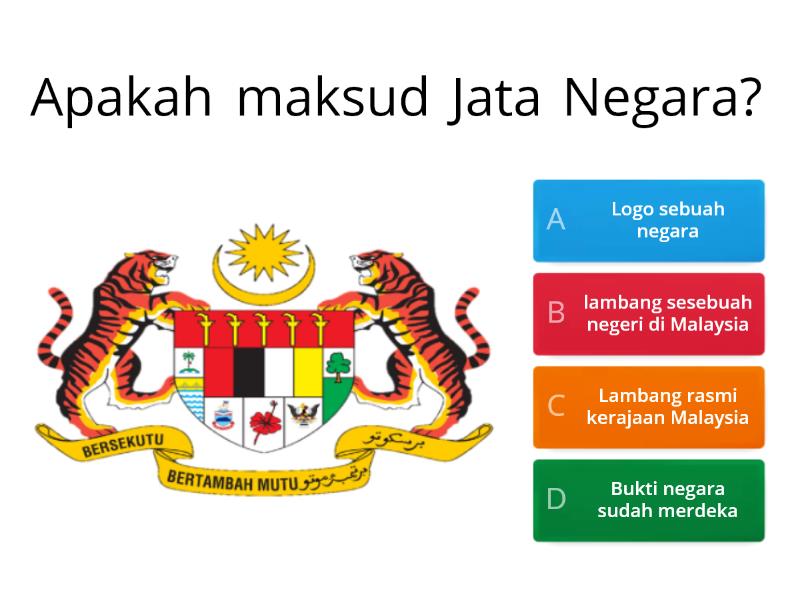 Kuiz Jata Negara - Sejarah Tahun 5 - 測驗