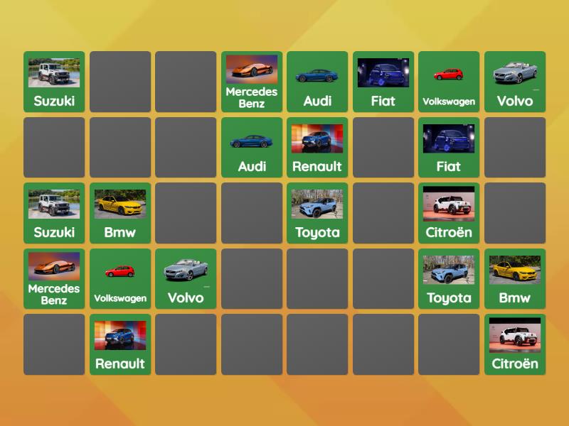 Autos - Matching pairs