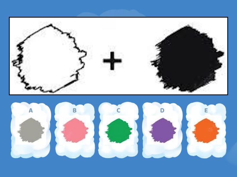 Mix the colors and find out what color results - Quiz