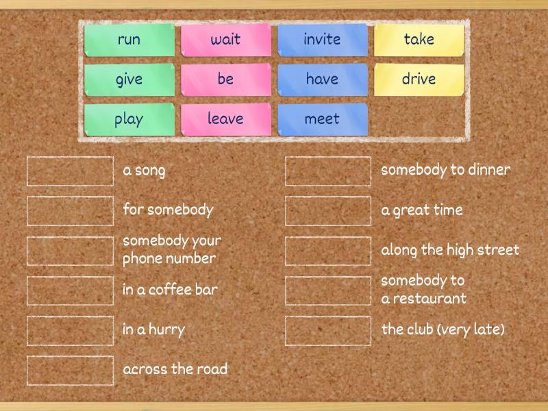 2C English File 2C vocabulary pre-intermediate - Match up