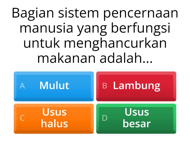 SOAL IPA KELAS 5 - Quiz