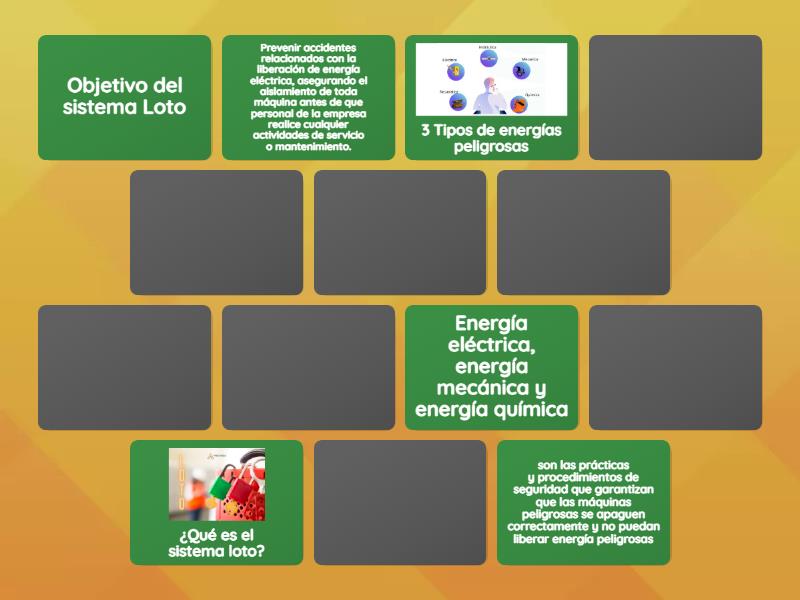 SISTEMA LOTO - Matching pairs