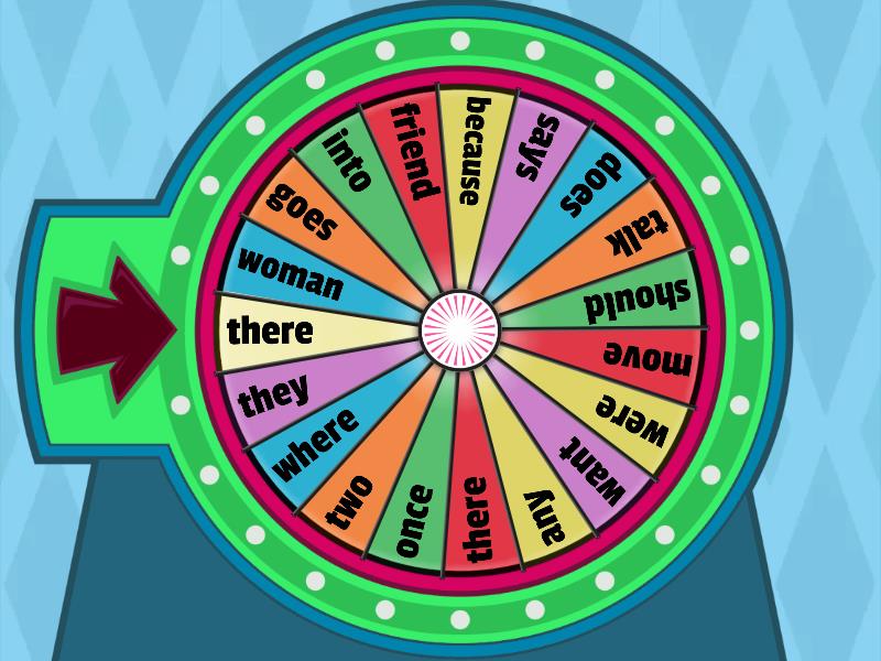 UFLI Heart Words - 2/7 - Random wheel
