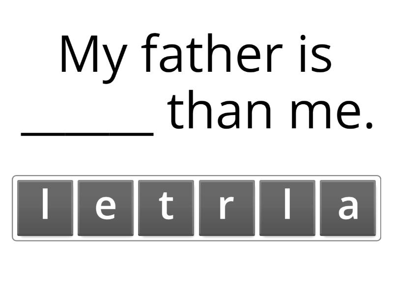 comparative-adjective-anagram