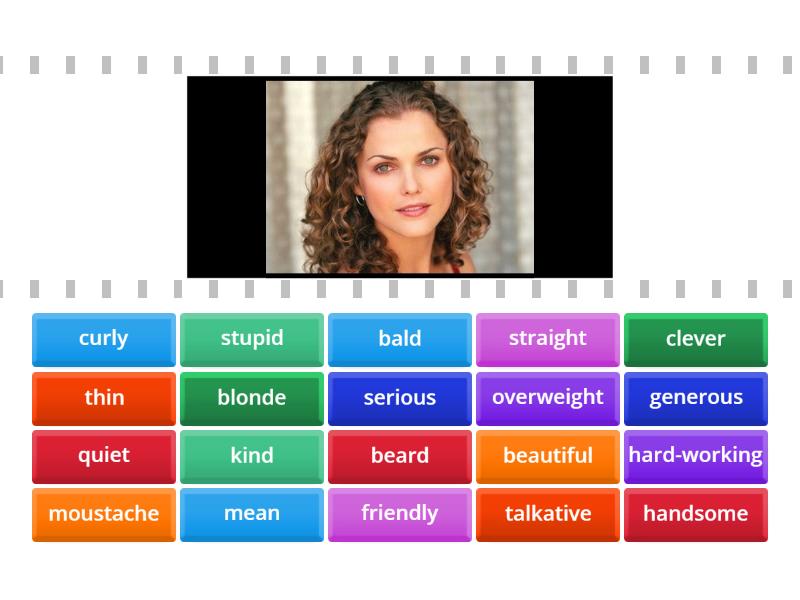 EF PI Unit 1B Appearance, Personality - find - Find the match