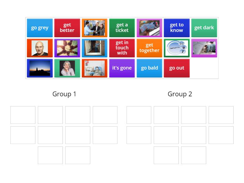 Get and go - Group sort