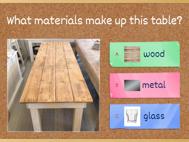 Material Sort - Quiz