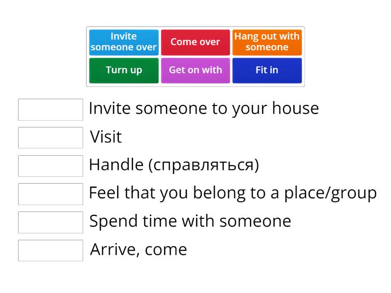 Phrasal verbs daily routine part 1 match up