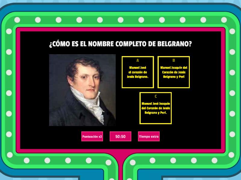 Manuel Belgrano - Gameshow Quiz