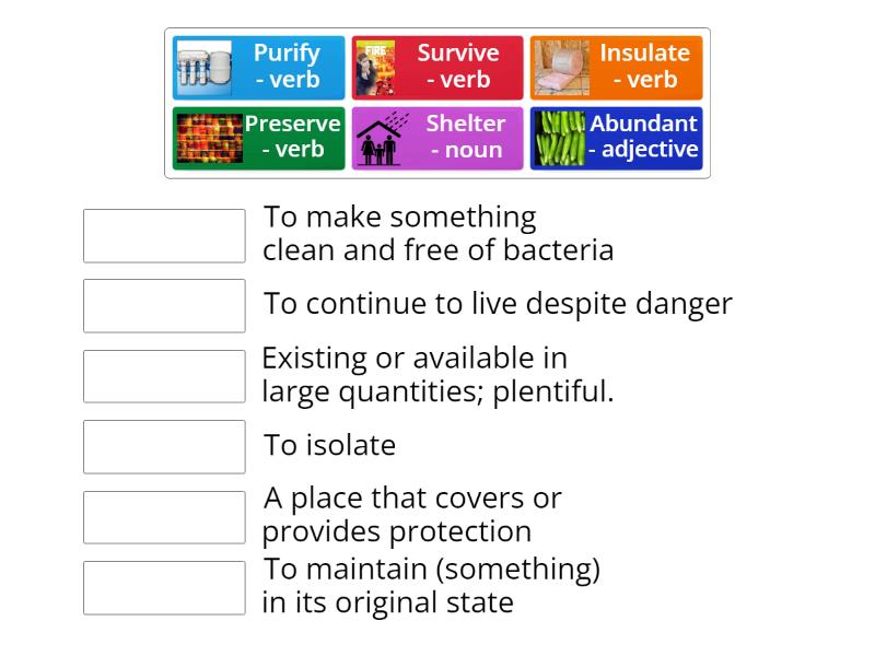 Lessons 11-12 - Surviving Extreme Weather - Une las parejas