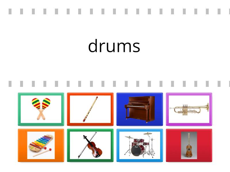 musical instruments - Find the match
