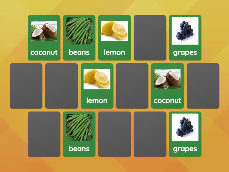 Academy Stars 2 Unit 8 Vocabulary - Matching pairs