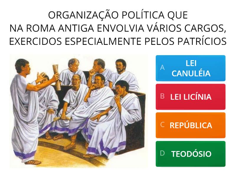 ROMA ANTIGA - Quiz