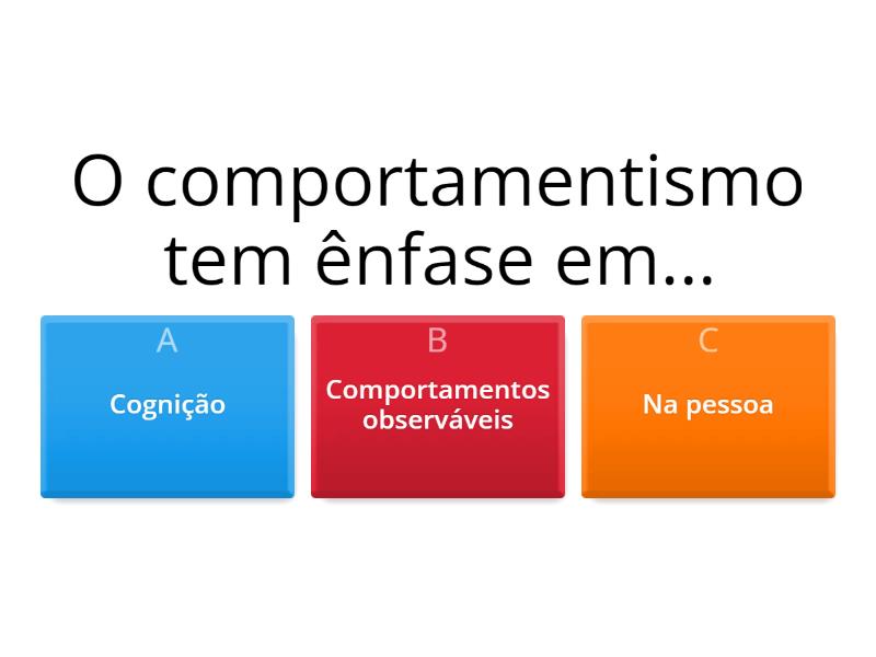 Teorias Da Aprendizagem - Quiz