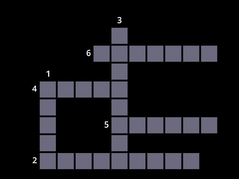 Crucigrama Fiestas Patrias - Crossword