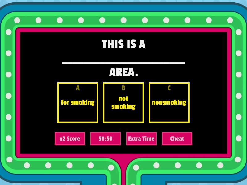 CHOOSE THE RIGHT OPTION - Gameshow Quiz