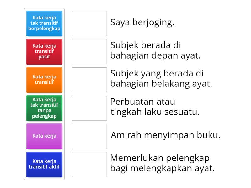 Kuiz Kata Kerja Match Up