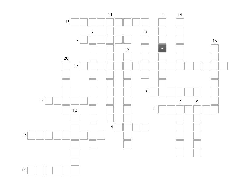Buddhism Key Vocabulary Crossword