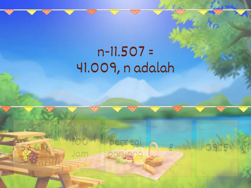 Matematika Kelas 5 Find The Match