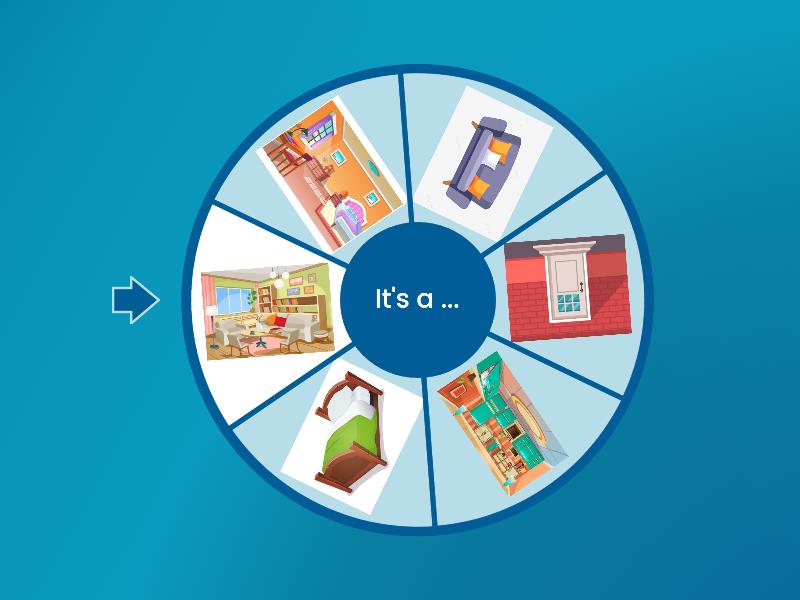 Kid's Box Starter Unit 5.1 My house - Rueda aleatoria