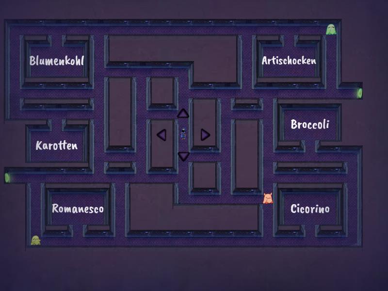 Gemüseeinteilung 3. Teil Labyrinth - Jagd durchs Labyrinth