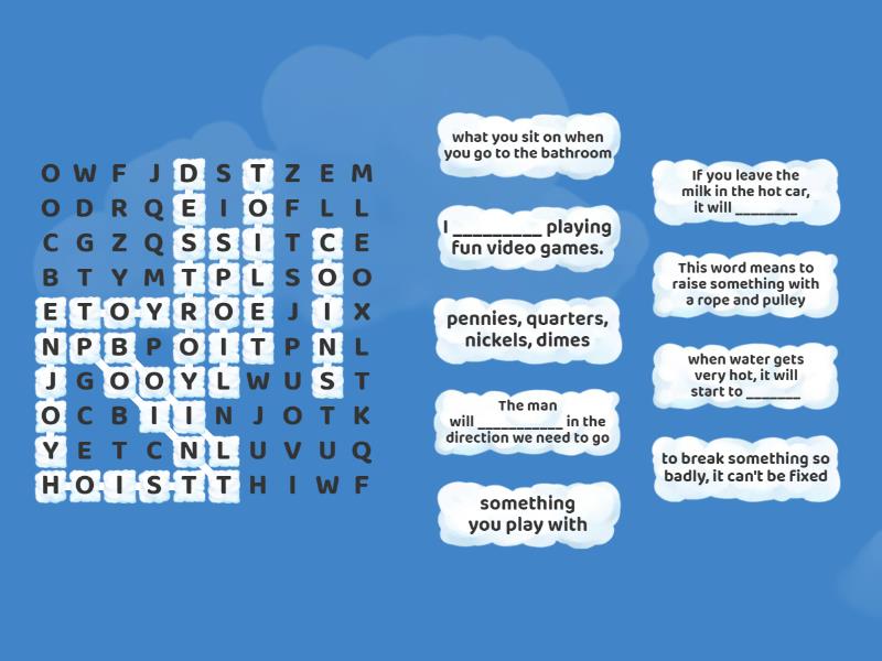 oy/oi - Wordsearch