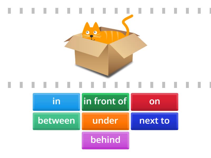 Prepositions of place - Find the match