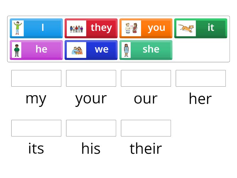 Pronouns: match - Match up