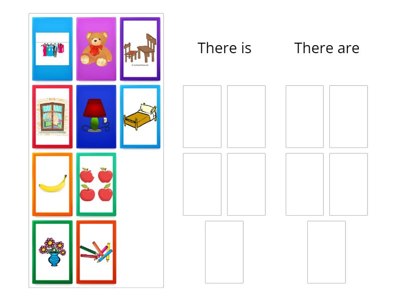 There is / There are - Group sort