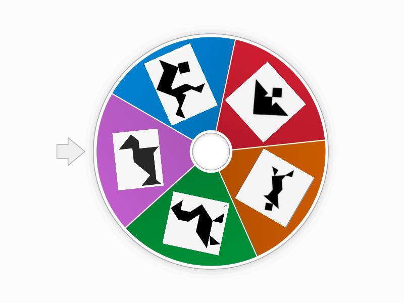 Ruleta Tangram grado 8 y 9 - Spin the wheel