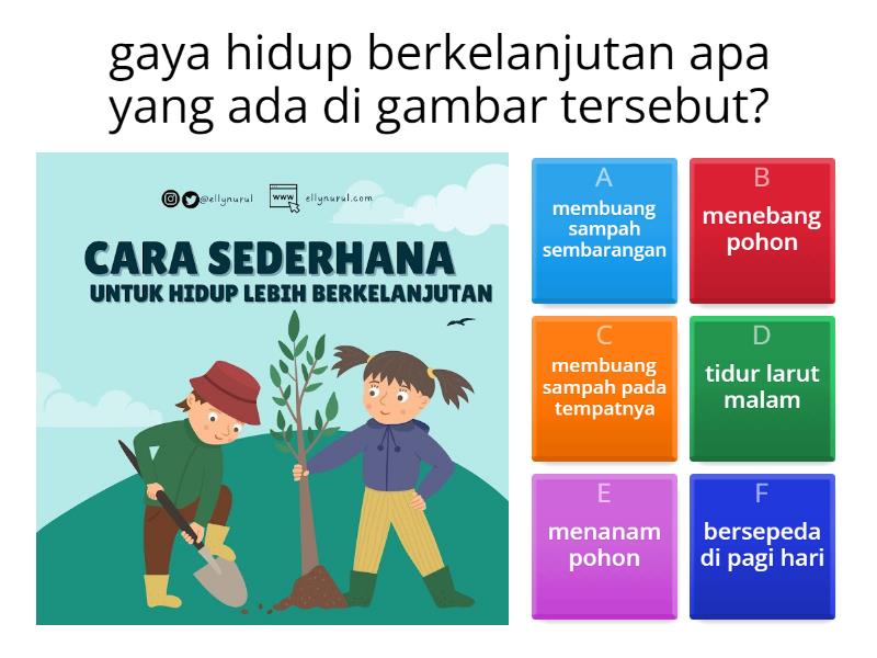 Gaya Hidup Berkelanjutan - Quiz