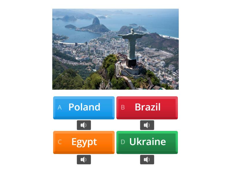 Roadmap A1 unit 1A countries - Quiz
