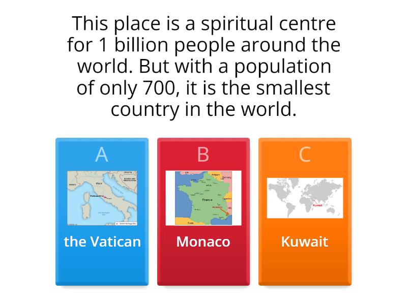 Module: Extreme places - Quiz