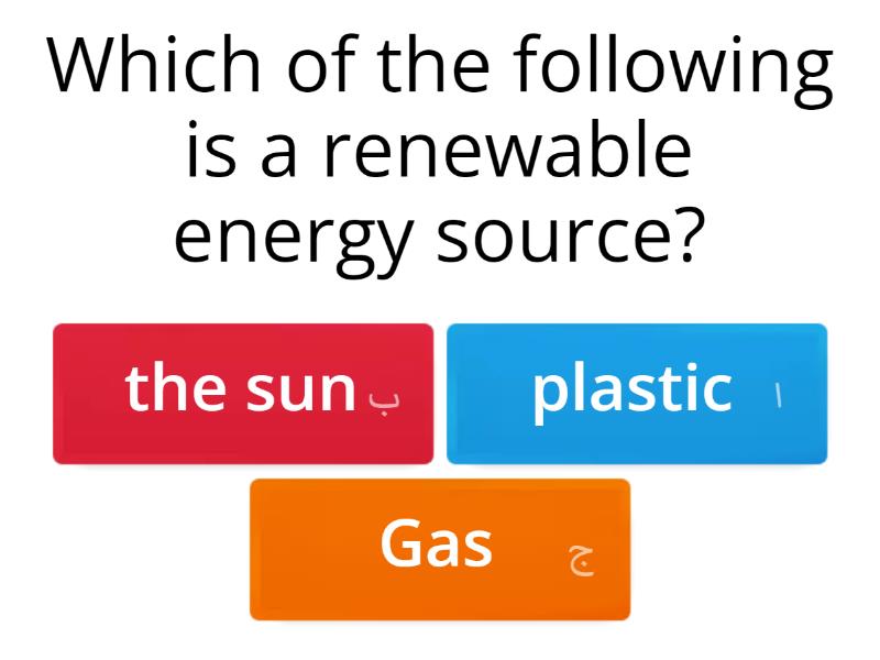 energy resources Quiz