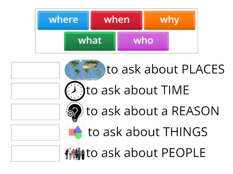 Wh-questions - Match up