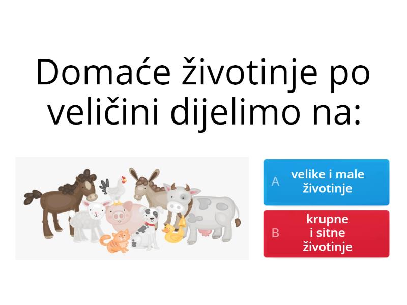 Životinje - Quiz