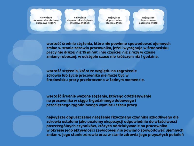 Czynniki Szkodliwe Zadanie 1 - Match Up