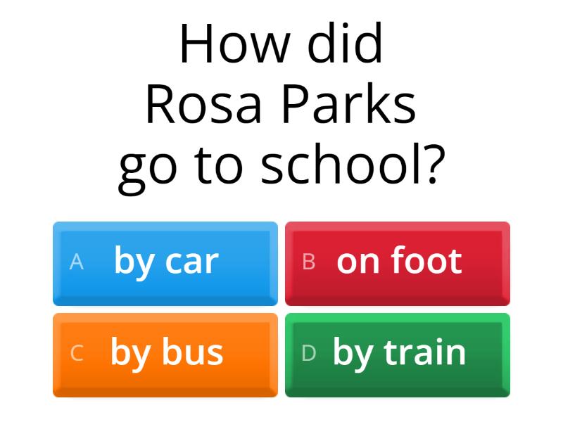 when rosa parks was growing up she