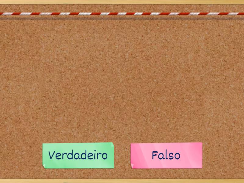 Ortografia verdadeira ou falsa - True or false