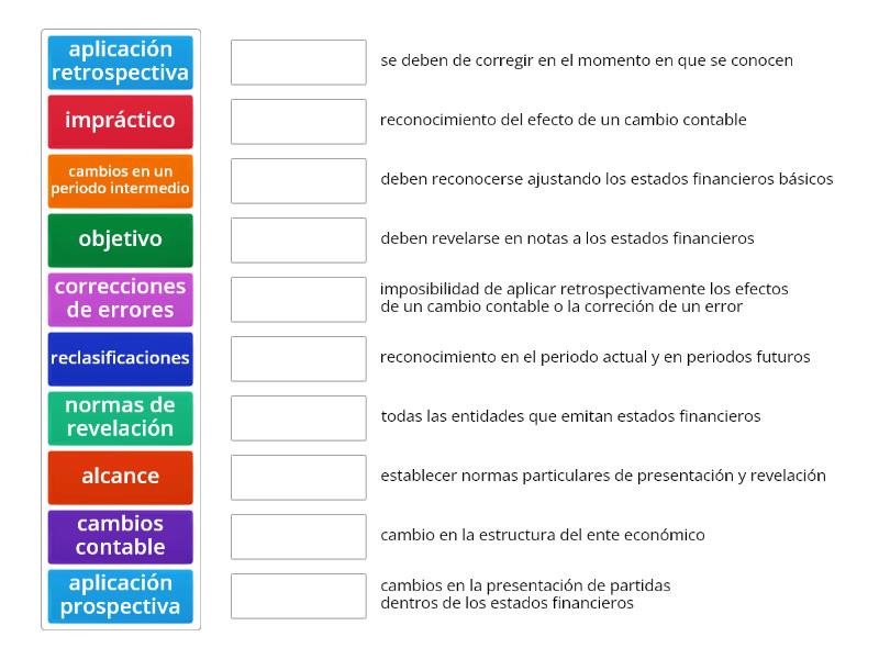 NIF B-1 Cambios Contables Y Correcciones De Errores - Match Up