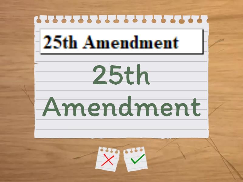 Amendments - Flash cards