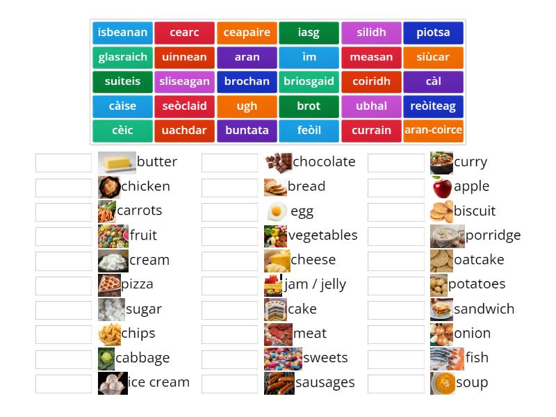 Food match - Match up