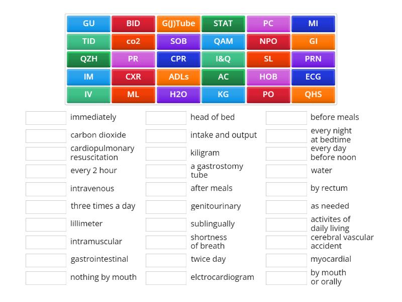 abbreviation-match-up