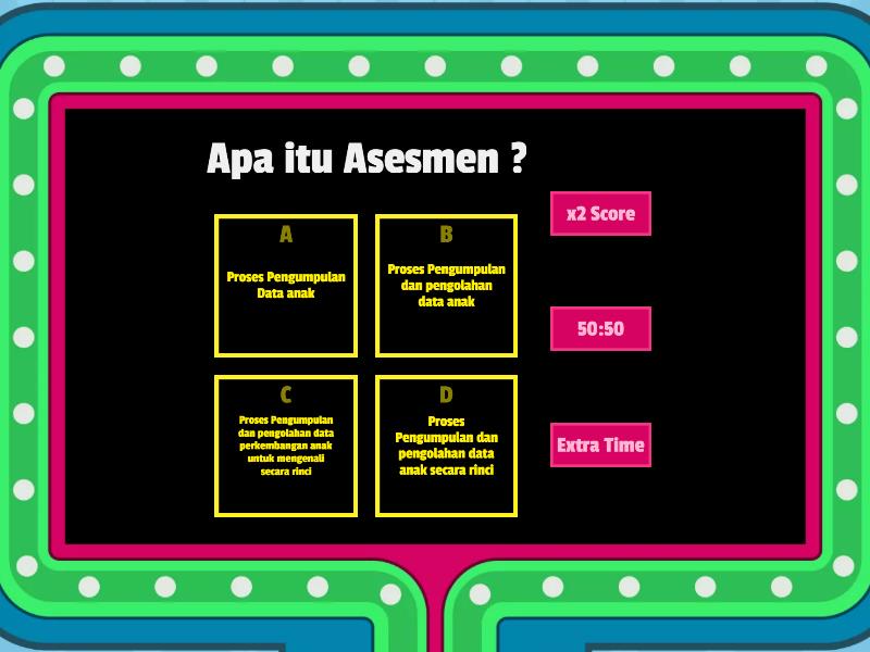 Konsep Asesmen Pembelajaran Digital Melalui Wordwall - Gameshow Quiz