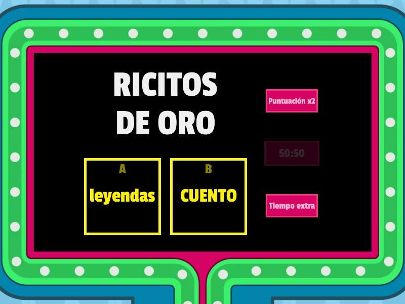 Leyendas O CUENTOS - Gameshow Quiz