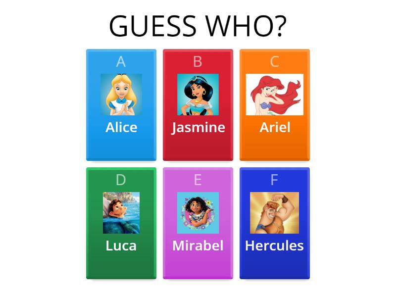 GUESS WHO? - Quiz